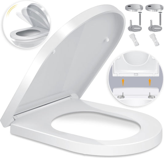 Abattant WC avec couvercle à fermeture douce